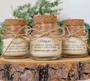 Imagem de Kit 100 Mini Pote De Vidro 40g P/ Velas Com Tampa De Rolha