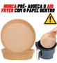 Imagem de Kit 100 Papel Forro Air Fryer Antiaderente Descartavel