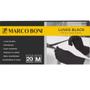 Imagem de Kit 100 pares luvas m profissional cabeleireiro black marco boni