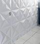 Imagem de Kit 100 Placas PVC 3D Revestimento Parede Estrelar 25cm