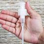 Imagem de Kit 100 Saboneteira P/ Álcool Gel 500ml Com Válvula Pump