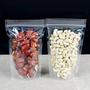 Imagem de Kit 100 Saco Stand Up Pouch Transparente Fecho Ziplock 10x15