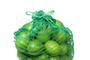 Imagem de Kit 100 Sacos Raschel 50X73 Rede Verde 20kg Frutas Legumes