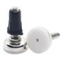 Imagem de Kit 100 Sapata Niveladora 21mm Aço Niquelado 1/4 Com Bucha