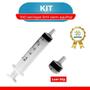 Imagem de Kit 100 Seringas Bico Luer Slip Sem Agulha 3ml / 5ml / 10ml