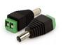 Imagem de Kit 100 Un Conector Plug P4 Macho Com Borne Cftv