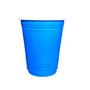 Imagem de Kit 100 un Copo de Plástico Biodegradável Azul de 400ml