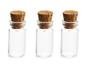 Imagem de Kit 100 Vidrinhos de 1ml c/ Tampas De Rolha para pingente