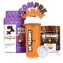 Imagem de Kit 100% Whey Dr. Peanut Pote 900g Max Titanium + Pasta de Amendoim Dr Peanut 600g + Coqueteleira Dr Peanut