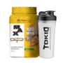 Imagem de Kit 100% Whey Protein Paçoca Dr Peanut Max Titanium + Coqueteleira Tokio Suplementos 600ml