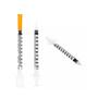 Imagem de Kit 100PC Seringa Descartável 1ml Luer Slip Com Agulha Fixa Rymco