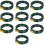 Imagem de Kit 10kg Arame Revestido Pvc Verde Bwg12 - 2,77mm Vonder