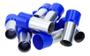 Imagem de Kit 10Pçs Terminal Tubular Ilhós 120Mm Isolado ul E120-27