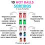 Imagem de Kit 10un Bolinhas Hot Ball Sabores e Sensações Hot Flowers