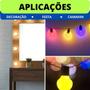 Imagem de Kit 10x Lâmpada Bolinha Led 1~3w Colorida bivolt Decoração