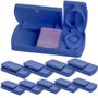 Imagem de Kit 10x Porta Comprimidos com 2 Divisórias e Cortador TopGet Azul