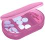 Imagem de Kit 10x Porta Comprimidos com 3 Divisórias TopGet Rosa