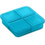 Imagem de Kit 10x Porta Comprimidos com 4 Divisórias TopGet Azul Claro
