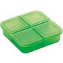 Imagem de Kit 10x Porta Comprimidos com 4 Divisórias TopGet Verde