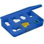 Imagem de Kit 10x Porta Comprimidos com 7 Divisórias TopGet Azul