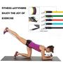 Imagem de Kit 11 Elastico Extensor Treino Academia Exercícios Em Casa