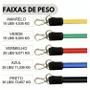 Imagem de Kit 11 Extensor Elástico Extensor De Exercícios Treino Em Casa
