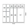 Imagem de Kit 11 organizador modular porta talher maquiagem utensílios multiuso quarto banheiro cozinha gaveta