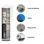Imagem de Kit 12 Adesivo PU 40 Profissional 280ml Unipega Preto