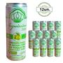 Imagem de Kit 12 Águas Saborizadas Acquissima 350 ml Maçã Verde