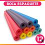 Imagem de Kit 12 Boias Espaguete Flutuador Com Furo Para Piscina Praia Churrasco Cor Sortida