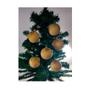 Imagem de Kit 12 Bolas Natal Dourado Enfeite Árvore Texturizada 6cm