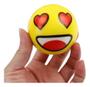 Imagem de Kit 12 Bolinhas Bola Macia Emoji Anti Stress Smile Massagem