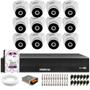 Imagem de Kit 12 Câmeras Intelbras VHD 3230 D G7 Dome Full HD 1080p Visão Noturna de 30m IP67 + Dvr Intelbras MHDX 3116-C 16 Canais + HD 1TB Purple