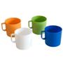 Imagem de Kit 12 Caneca Reforçada De Plástico Com Alça Livre Bpa 300Ml