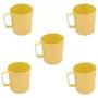 Imagem de Kit 12 Caneca Reforçada De Plástico Com Alça Livre Bpa 300Ml