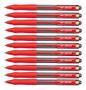 Imagem de Kit 12 Caneta Uni-ball Laknock 1.0mm Vermelha Sn-100