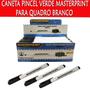 Imagem de Kit 12 Canetas Pincel Quadro Branco Masterprint Preto