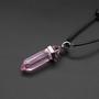Imagem de Kit 12 Colar de Pedra Cristal Hippie Diversos quartzo rosa onix lua estrela tigre vermelho azul