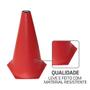 Imagem de Kit 12 Cones de Marcação de Plástico Muvin - 24cm - Treinamento Funcional, Agilidade e Fortalecimento