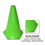 Imagem de Kit 12 Cones de Marcação de Plástico Muvin - 24cm - Treinamento Funcional, Agilidade e Fortalecimento