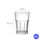 Imagem de Kit 12 Copos Bristol de Vidro Long Drink 410ml Suco Água Nadir  (2711)