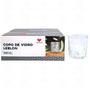 Imagem de Kit 12 Copos de Vidro para Whisky Jogo Linha Leblon 330ml