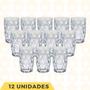 Imagem de Kit 12 Copos Diamante Resistente De Vidro 370 ML Transparentes