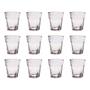 Imagem de Kit 12 Copos Shot Dose Vidro Tequila Vodka Cachaça 45mL Bar