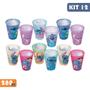 Imagem de Kit 12 copos Stitch 280 ml para lembrançinhas de aniversário colecionável reutilizável resistente