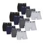 Imagem de Kit 12 Cueca Boxer sem Costura Polo Wear  Masculino Confortavél