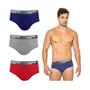 Imagem de Kit 12 Cueca Masculina Slip Tradicional Algodão