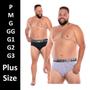 Imagem de Kit 12 Cueca Masculina Slip Tradicional Algodão