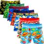 Imagem de Kit 12 Cuecas Boxer Infantil Menino Juvenil Box Microfibra