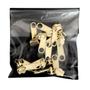 Imagem de Kit 12 Cursor Deslizador Aluminio Ziper Poliester N. 7 Dourado